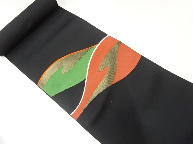 JAPANESE KIMONO / BOLT FOR NAGOYA OBI / WOVEN ABSTRACT PATTERN